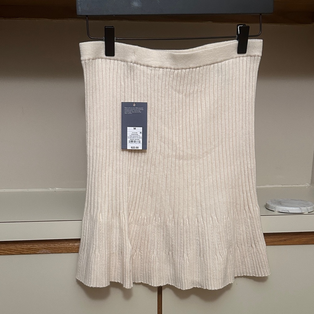 Universal Thread Mini Sweat Skirt Cream | NWT